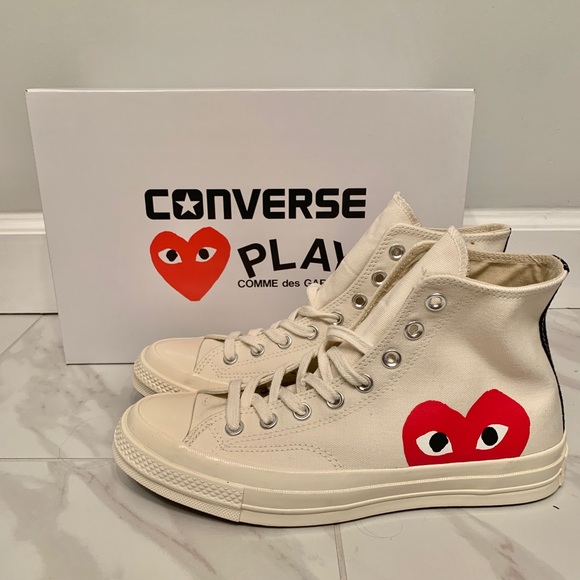 Comme des Garcons Other - NEW Comme Des Garçons White High Top Converse
